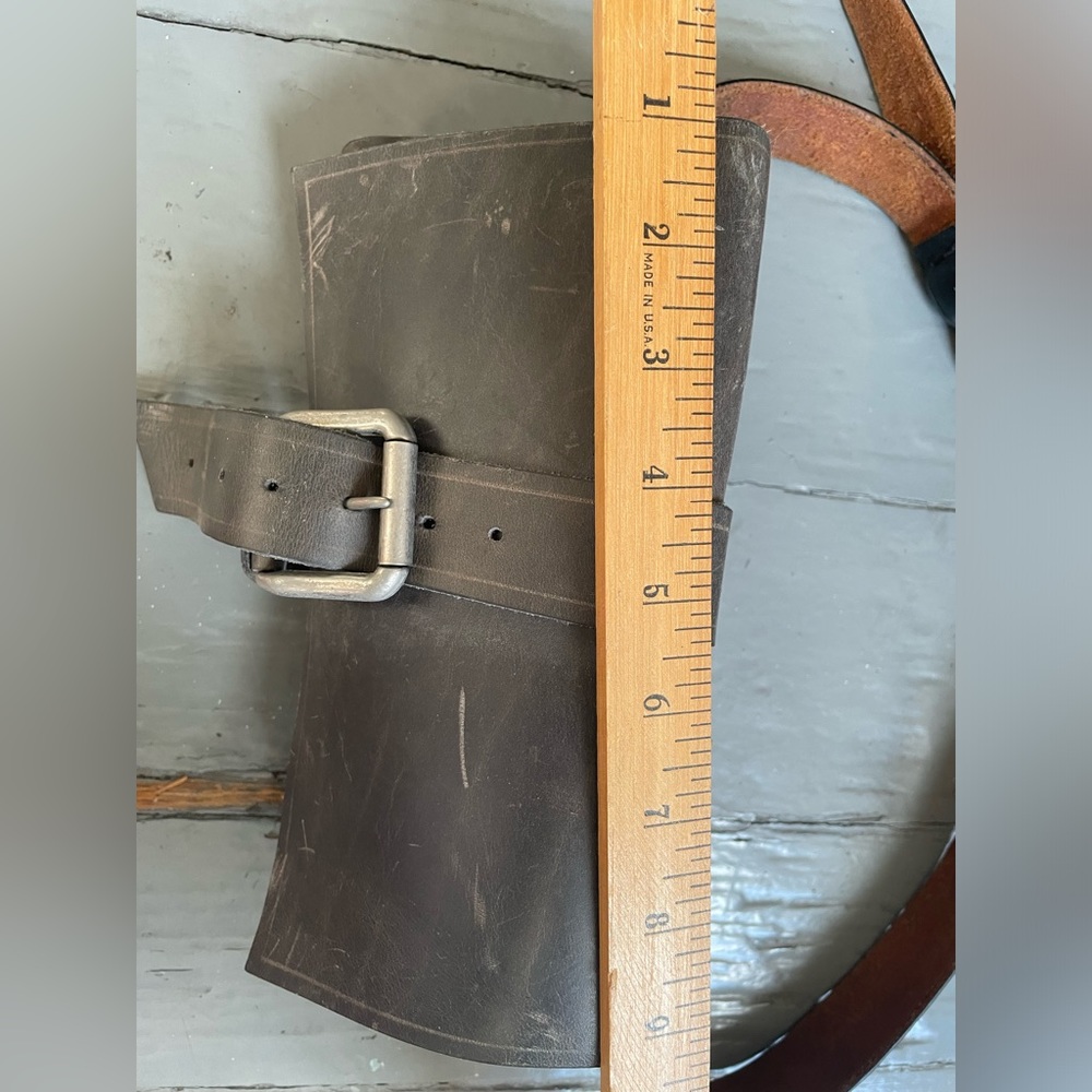 Handmade leather belt bag